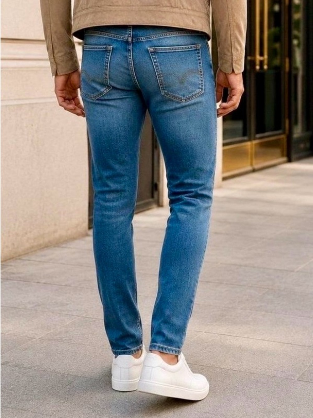 AG Adriano Goldschmied Dylan Slim Skinny Jeans Men's 33x34 Blue Denim Stretch